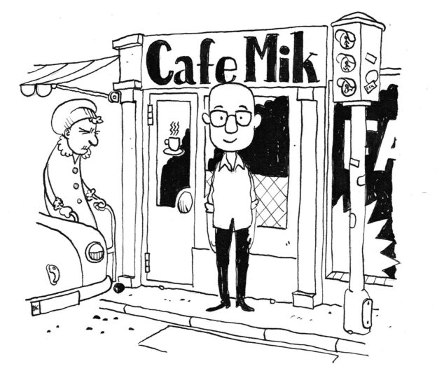 Cafe Mik – illustration